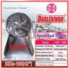 Turbin Roof Ventilator Darlexindo Stainless Steel DXSs 60-24 Alumunium DX 60-24 L27 5