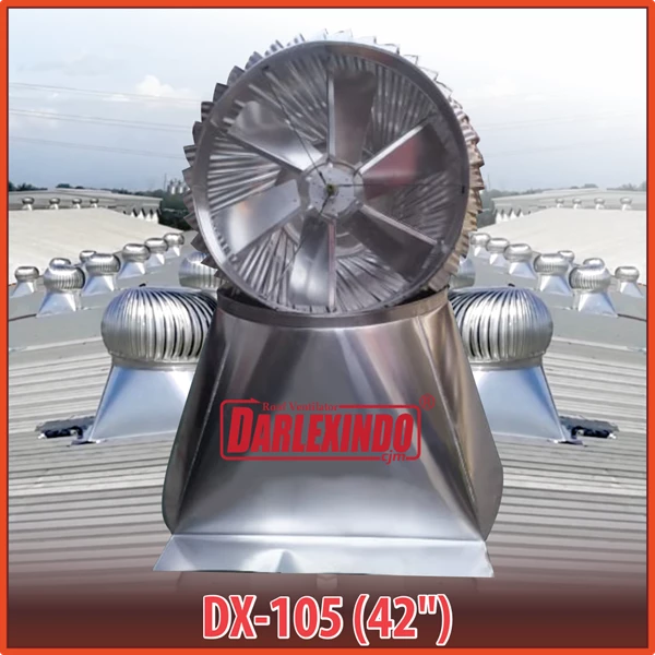 Turbin Roof Ventilator Darlexindo Stainless Steel DXSs 60-24 Alumunium DX 60-24 L27