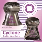 Cyclone Stainlees Steel / Alumminium Ventilator Turbines For Industry 1