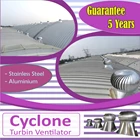 Cyclone Stainlees Steel / Alumminium Ventilator Turbines For Industry 3